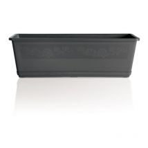 Fioriera Balconella con Sottovaso 60cm Antracite Bama