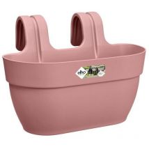 Pot de fleurs - Vibia Campana Easy Hanger Medium - Rose Poussiere - Balcon extérieur - l 24.1 x w 36 x h 26.5 cm - Elho