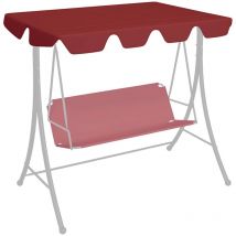 Furniture Limited - Baldacchino per Dondolo Giardino Rosso Vino