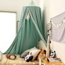 Baldaquin de lit - Moustiquaire à suspendre pour chambre d'enfant et chambre à coucher - Vert(65cm)