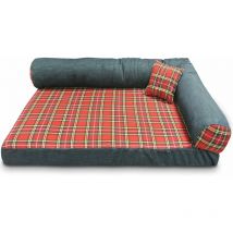 Baldiflex Divanetto Cuccia Materassino in Memory per Cani Tobia Memory 8+2 cm misura 90x55 cm Cuccioletti