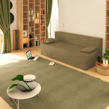 Baldiflex - Divano Letto Morbido TreTris 3 Posti che diventa 3 Posti letto colore Oro Antico