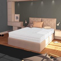 Baldiflex - Materasso Easy Silver h 15 cm con Tessuto Antibatterico e Rivestimento Bordato, Matrimoniale 160x200 cm