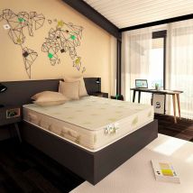 Baldiflex - Materasso Memory 27 cm Duck Premium con fodera Aloe Vera Singolo misura 80x200 cm