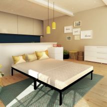 Baldiflex - Materasso per Divano Letto con Piega per Seduta, Poliuretano Alto 10 cm Brio Prontoletto Matrimoniale misura 170x190 cm