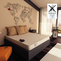 Baldiflex - Matelas Hotel Easy Haute 18 cm ignifuge 140x190 cm