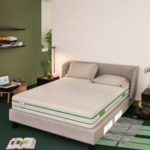 Baldiflex - Matelas Hybride Green Spring - 800 Ressorts et 3 cm Mousse à mémoire de Forme - mesure 140x190 cm