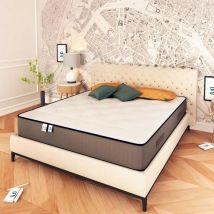 Baldiflex - Matelas Paris en Mousse à mémoire avec haute adaptabilité - 180x190 cm