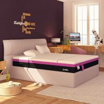 Baldiflex - Materasso Memory e Gel Alto 25 cm HiGel Extra Fresco con Fodera Sfoderabile, Matrimoniale misura 170x200 cm