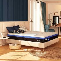 Baldiflex - Materasso 1600 Molle e Memory 5 cm Hybrid Bros Singolo misura 90x200 cm