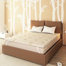Baldiflex - Topper Surmatelas 7 cm avec revetement Aloe Vera 160x190 cm