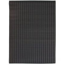 Thedecofactory - bali chic - Tapis en bambou avec ganse noir 60x90