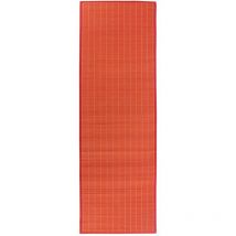 Thedecofactory - bali chic - Tapis en bambou rouge 200x65