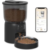 Balimo 3l, Wifi 2.4g, Distributore Automatico Di Cibo Per Gatti, Controllo Tramite App In 10 Secondi, 1-10 Pasti Al Giorno, Nero