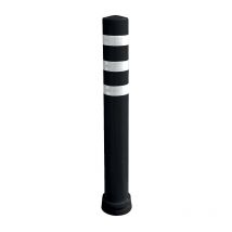Balise flexible + fixation - noir - Ø80mm - H660mm Viso