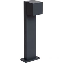 Balise LED Extérieure 10W Aluminium en Saillie sur Pied 50cm Iridix Anthracite