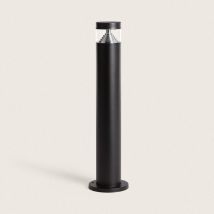 Balise led Extérieur 5W en Saillie sur Pied 50cm Inti Inox Noire 4000K Blanc neutre