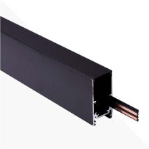 Rail Magnétique En Saillie 20mm 48v - 1 Mètre - Noir
