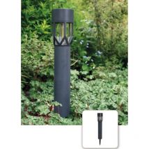 Balise solaire potelet avec ampoule led vintage Kita 10 lumens