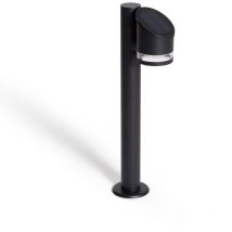 Efectoled - Baliza de Pie Exterior Solar led 50 cm Aluminio Eddan Negro