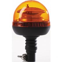 NOW - Baliza giratoria amarilla para montaje fijo.