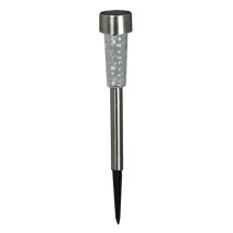 Baliza solar LED 1x2 3AAA acero inoxidable – Iluminación exterior – LUXFORM