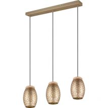 Reality Leuchten - Trio Leuchten Pendelleuchte Bidar 3xE27, beige, Metall Deckenlampen & Kronleuchter