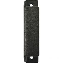 HALCÖ Balkontürgriff Länge 90, Eisen verzinkt schwarz