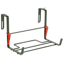 Jardifer - Balkonkastenhalter 37 X 19 Cm Verstelllbar Schwarz, Mit Sicherheitshaken