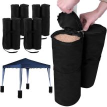 Ballastsäcke Für Gartenpavillons Und Pavillons – 4 X 2 Befüllbare Säcke – Max. 60 Kg – Garten – Partyzelt