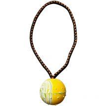 Balle de rappel/motivation d. 60 mm en caoutchouc à poignée anse corde pour sport canin - 748 Abc Sport Klin