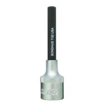 Bondhus - 7/32' Hex 2' Inhex Socket Bit + Hex Socket, 7/32', 43211