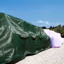 Ballenschutznetz, Ballennetz, 10 X 25 M, Heuballen Netz, Grün