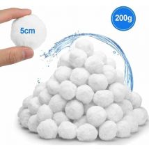 Balles Filtrantes, 200gRéutilisables Balle Filtrante Piscine,Remplacer de Sable Filtration Piscine,Convient aux systèmes de Filtration pour Piscine