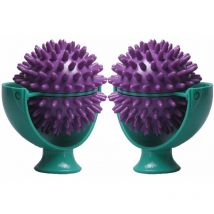 Vitaeasy - Balles massage de corps - Lot de 2 - Violet