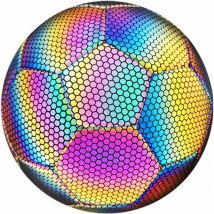 Ballon de football qui brille dans le noir, ballon de football lumineux à balle numéro 5, ballon de football lumineux pour les jeux de nuit et
