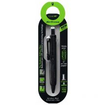 Tombow - AirPress Retractable Ballpoint Pen 0.7mm Tip Black Barrel Black In