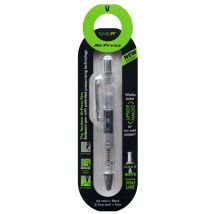 Tombow - AirPress Retractable Ballpoint Pen 0.7mm Tip Transparent Barrel Bl