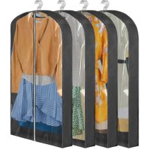 Ballshop 4 Pack Clothes Storage Bag With Zip 60 X 100cm Hanging Coat Storage Bag Suit Bags And Garment Covers For Wardrobe