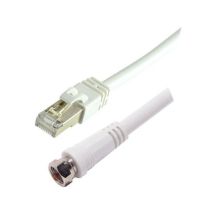Balun Actif RJ45 Male / Prise 'f' Male - 2m Erard 5481