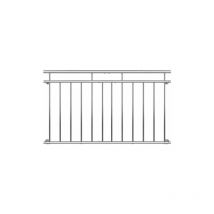 Balustrade de balcon, 156 cm X 90 cm en inox