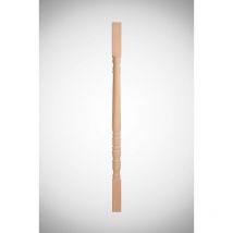 Balustre Tournée En Bois Massif Pour Balustrade Longueur Hêtre Cm