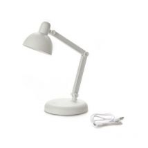 Gifts flexo lampe de table led rechargeable blanc -27245 - Balvi