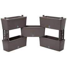 Brick Kit 5-teiliges modulares Pflanzgefäß-Set – Bama Taubenfarbe