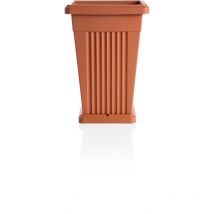 Pyramidenförmiger terracotta-Vaso 40x40x59