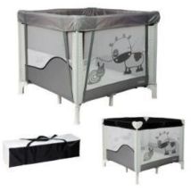 Bambisol - Park/wiege Für Babys Faltbar 90x90cm Mit 2 Liegeniveaus - Tragetasche, Spielbereich