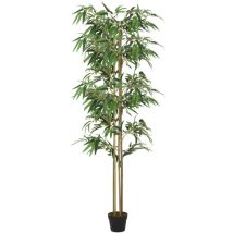 Bambou artificiel 1216 feuilles 180 cm vert