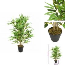 Bambou artificiel 368 feuilles 80 cm vert - Bambou Artificiel - Plante Artificielle - Décoration Intérieure - Décoration Extérieure - Jardin