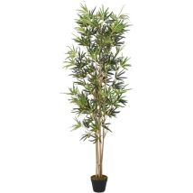 Bambou artificiel 1104 feuilles 180 cm vert