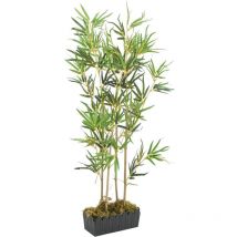 Bambou artificiel 552 feuilles 120 cm vert